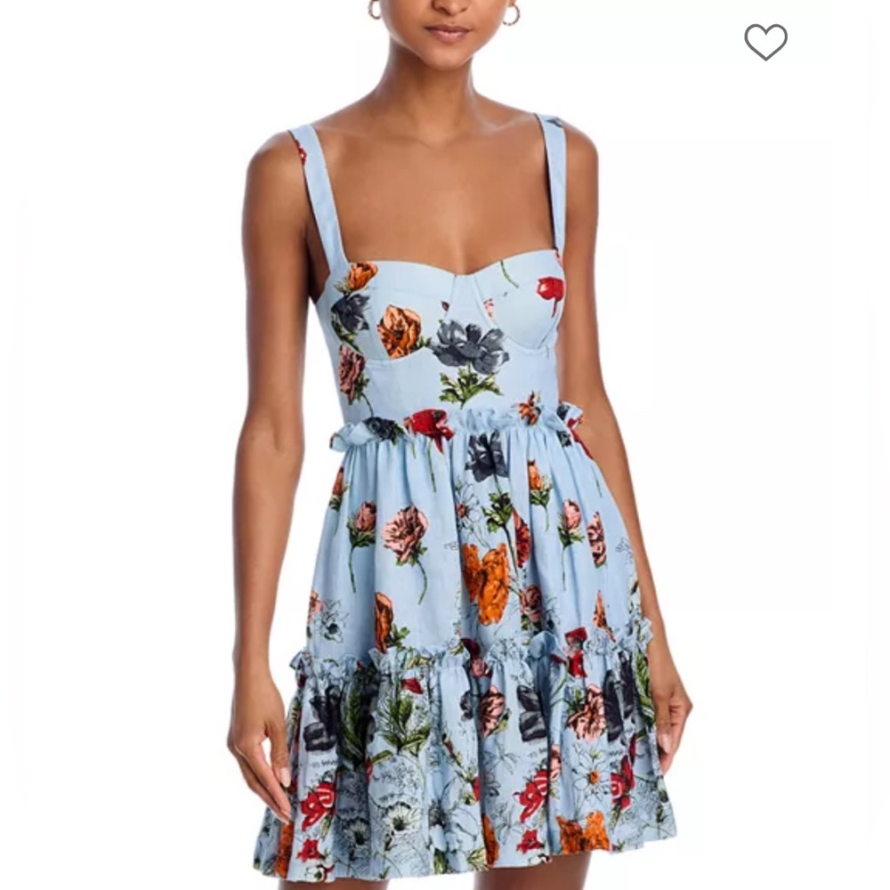 Floral Blue Dress